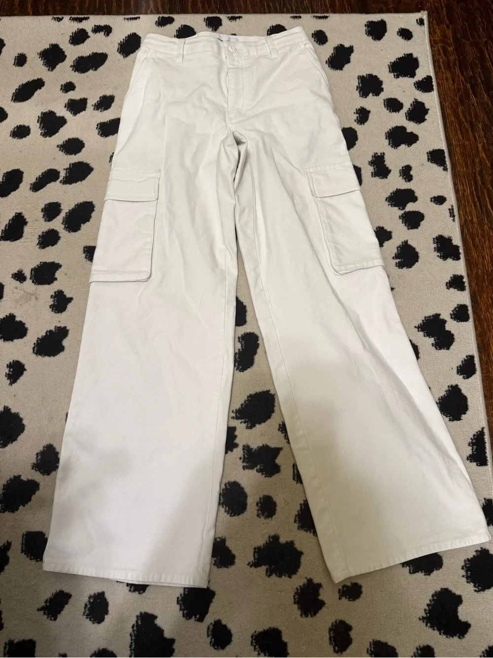TNA White High-Rise Wide Leg Pants - Picture 2 of 4